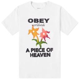 Obey Piece Of Heaven Graphic T-Shirt White