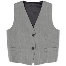 Helmut Lang Tuxedo Vest Jacket Black & White Multi