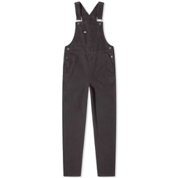 Dickies Duck Canvas Classic Bib Overall Stone Washed Black