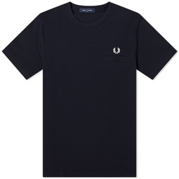 Fred Perry Pocket Pique Tee Navy