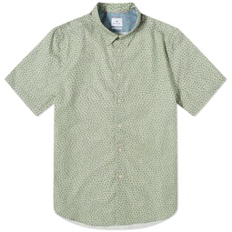 Paul Smith Multi Dot Short Sleeve Shirt Green