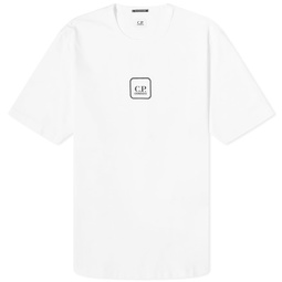 C.P. Company Mercerized Reverse Logo T-Shirt White