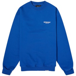 Represent Owners Club Sweatshirt Cobalt Blue