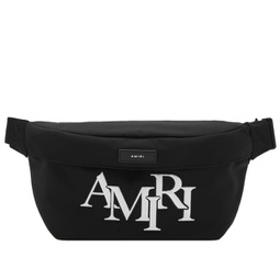 AMIRI Staggered Logo Cross-Body Bag Black