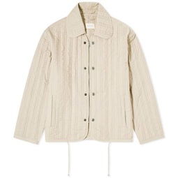Craig Green Quilted Embroidery Jacket Beige
