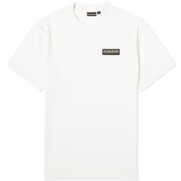Napapijri Iaato Logo T-Shirt Whisper White