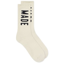 Human Made HM Logo Sock White
