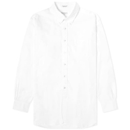 Engineered Garments 19th Century Button Down Shirt White Cotton Oxford
