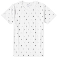 Polo Ralph Lauren All Over Pony Sleepwear T-Shirt White