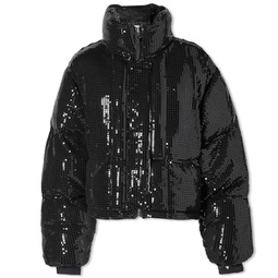Shoreditch Ski Club Dissco Puffer Jacket Black