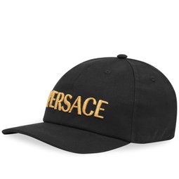Versace Logo Cap Black & Gold