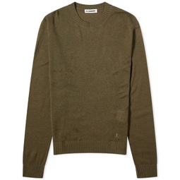 Jil Sander Plus Crew Knit Sweater Thyme Green