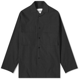 Jil Sander Plus Pocket Bowling Shirt Black