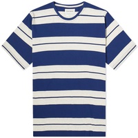 Oliver Spencer Stripe Conduit T-Shirt Navy