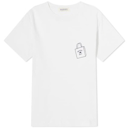 Beams Boy BB Logo Pocket T-Shirt White