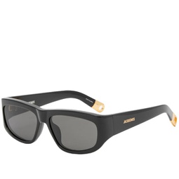 Jacquemus Pilota Sunglasses Black