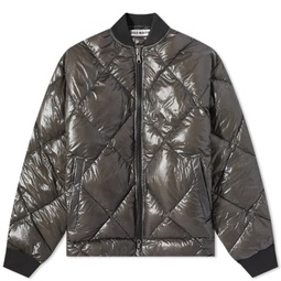 Cole Buxton CB Quilted Bomber Jacket Grey
