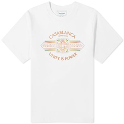 Casablanca Unity is Power T-Shirt White