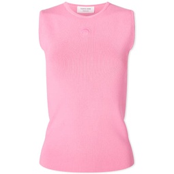 Marine Serre Core Knitted Vest Top Pink
