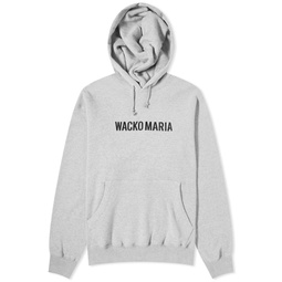 Wacko Maria Middleweight Logo Hoodie Grey
