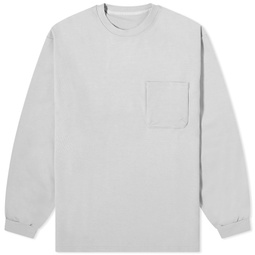 GOOPiMADE Long Sleeve G_model-01 3D Pocket T-Shirt Light Grey