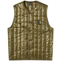 South2 West8 Quilted Nylon Ripstop Vest Olive