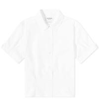 Thom Browne Short Sleeve Tucked Shirt White