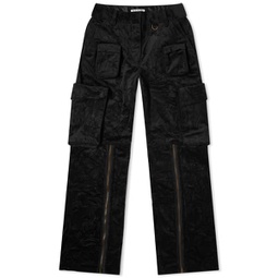 Acne Studios Velvet Cargo Pants Black
