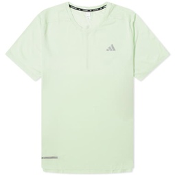 Adidas Ultimateadidas All Over Print T-Shirt Semi Green Spark & White