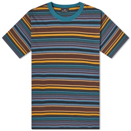 Paul Smith Stripe T-Shirt Brown
