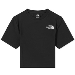 The North Face Cropped Short Sleeve T-Shirt TNF Black