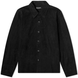 Our Legacy Suede Welding Shirt Black