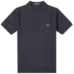 Fred Perry Classic Knit Polo Navy