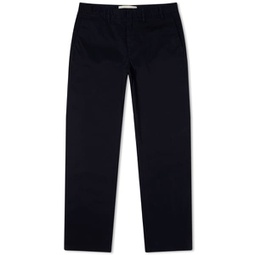 Norse Projects Aros Regular Italian Brushed Twill Trousers Dark Navy