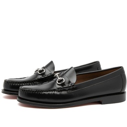 Bass Weejuns Lincoln Horse Bit Loafer Black Leather