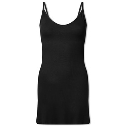 Joah Brown Slip Rib Mini Dress Black