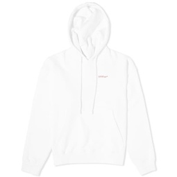 Off-White Scratch Arrow Popover Hoodie White
