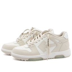 Off-White Out Off Office Calf Leather Sneakers Biege
