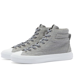 Givenchy 4G Jacquard City High Top Sneaker Storm Grey