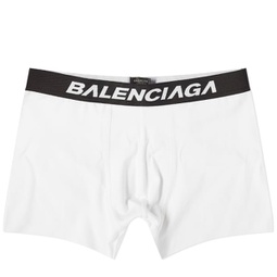 Balenciaga Logo Boxer Briefs White & Black