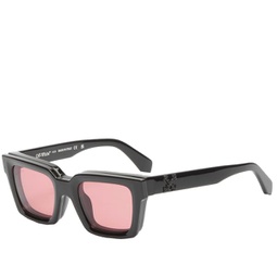 Off-White Clip On Sunglasses Black & Red