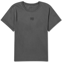Alexander Wang Essential Logo T-Shirt Soft Obsidian