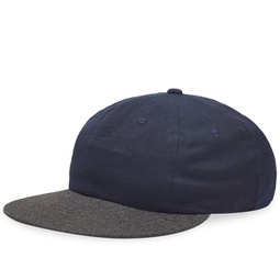 Lite Year Yarn Dyed 6 Panel Cap Navy & Charcoal