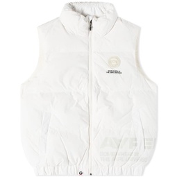 AAPE Now Down Vest Ivory