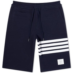 Thom Browne Engineered Stripe Sweat Shorts Navy