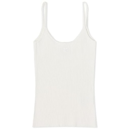 Courreges Reedition Knit Tank Top Heritage White