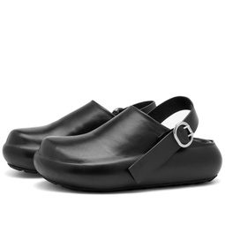 Jil Sander Sabot Mule Shoes Black