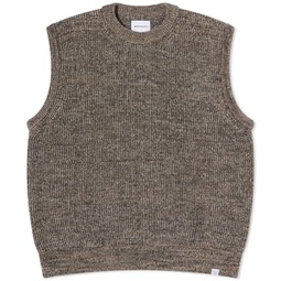 Norse Projects Manfred Wool Cotton Ribbet Vest Camel