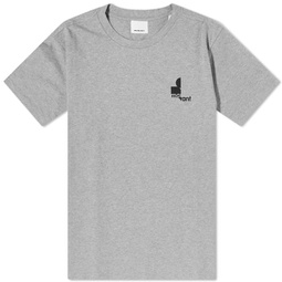 Isabel Marant Zafferh Small Logo T-Shirt Light Grey