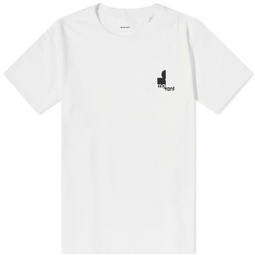 Isabel Marant Zafferh Small Logo T-Shirt White